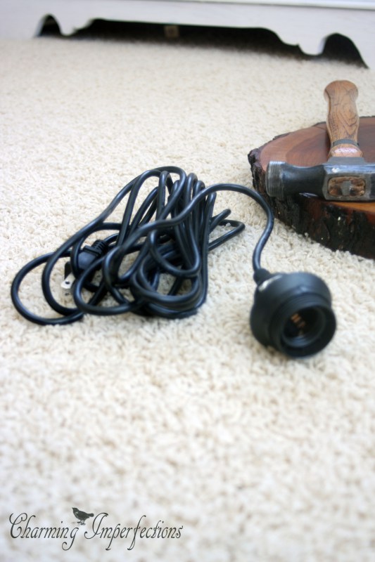 Use this cord to make the best DIY light fixtures, like Mason jar lights!