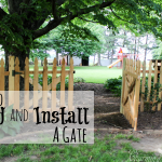 If you are putting up a fence this year, then you will probably chose to take the more affordable route of building and installing your own gates. Here is the tutorial and information you need to do just that!