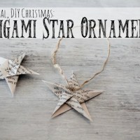 DIY Origami Star Christmas Ornaments