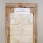 Today's blog post is about how this plain store bought corkboard got a pallet frame upgrade. Just go to my homepage https://charmingimperfections.com and you'll find it. See you there!