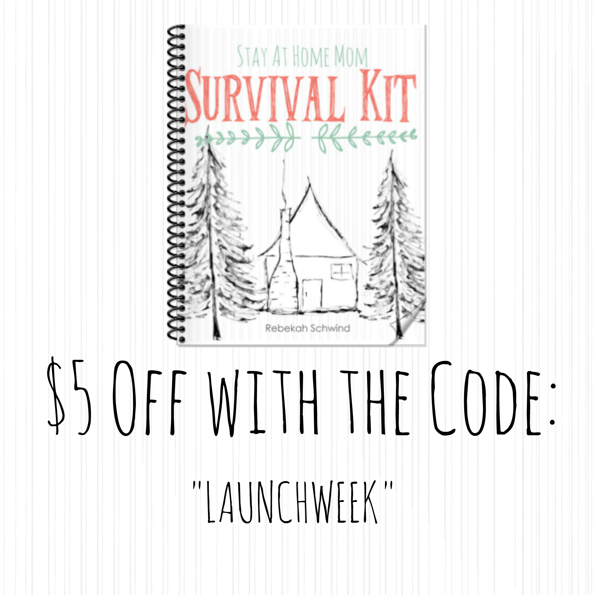 The Stay at Home Mom Survival Kit is bigger than ever with over 50 Printables that reach every aspect of your busy life!