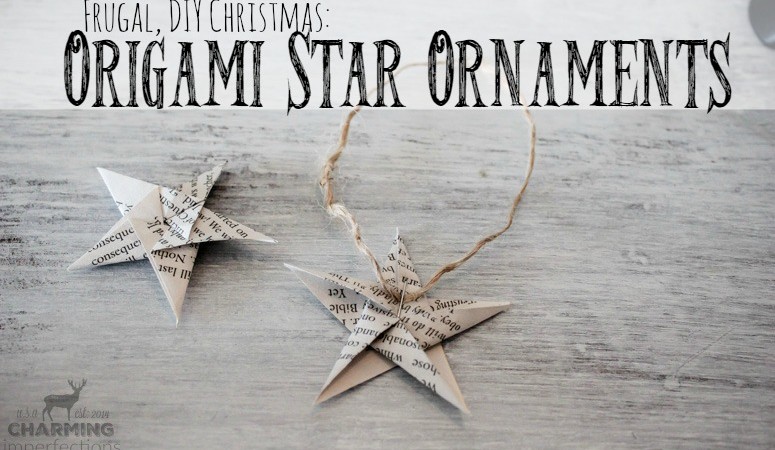 DIY Origami Star Christmas Ornaments